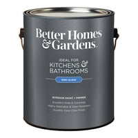 Better Homes & Gardens İç cephe Boyası ve Astarı, Yaz Sisi Grisi, Galon, Yarı Parlak