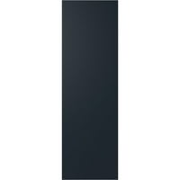 Ekena Millwork 18 W 28 H Gerçek Fit PVC Çapraz Çıta Modern Stil Sabit Montajlı Panjurlar, Yıldızsız Gece Mavisi