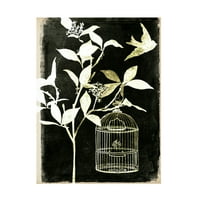 Melissa Wang 'Şube ve Kuş I' Tuval Sanatı