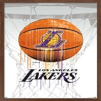 Los Angeles Lakers- Damla Topu Duvar Posteri, 14.725 22.375