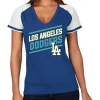 Los Angeles Dodgers Büyük Beden Kadın Basic Tişört