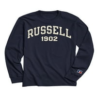 Russell Atletik erkek ve Büyük erkek Grafik Uzun Kollu Tişört, Boyutları S-4XL