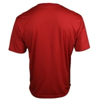 Performance Comfort Kısa Kollu Cepli Tişört - Mars Red