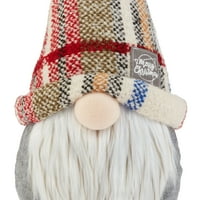 Tatil Zamanı Tartan Büyük Ekose Noel Gnome, Masa Dekorasyonu