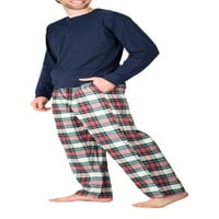 Erkek Uyku Uzun Kollu Pazen Pijama Pantolon Seti