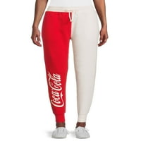 Coca-Cola Gençler Sadece Kola Grafik Joggers Pantolon, Boyutları XS-3X