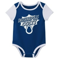 Indianapolis Colts NB INF Çocuk 3Pk Tulum 9K1N3FGVS 6-9M