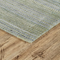 Rocero Ombre Çizgili Halı, Adaçayı Yeşili Puslu Mavi, 8ft 11ft Alan Kilim