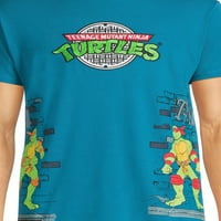 Nickelodeon Teenage Mutant Ninja Turtles erkek ve Büyük erkek Grafik Tee, Boyutları S-3XL