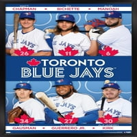 Toronto Blue Jays - Takım Duvar Posteri, 14.725 22.375 Çerçeveli