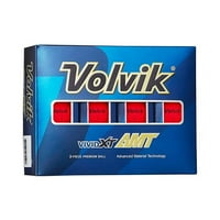 Volvik Canlı XT AMT Golf Topları Mat Sarı 12pk