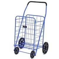 Easy Wheels Jumbo-Alışveriş Sepeti, Mavi, 1 ct