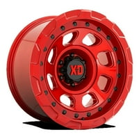 Alüminyum Jant XD fırtına 20X9in Şeker Kırmızı Kaplama, XD86129068918