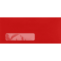 LUXPaper Pencere Zarfları, 1 2, Yakut Kırmızısı, 250 Paket