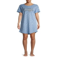 George kadın ve kadın Artı Jarse Pijama Sleepshirt