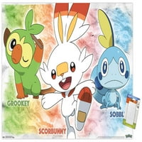 Pokémon: Kılıç ve Kalkan - Grup Duvar Posteri, 22.375 34