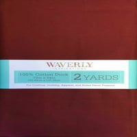 Waverly Inspirations Pamuklu Ördek 54 Yds Düz Kına Rengi Önceden Kesilmiş Kumaş, Parça