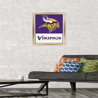 Minnesota Vikings-Logo Duvar Posteri, 14.725 22.375