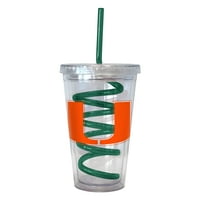 Miami Kasırgaları 16 oz. Girdap Saman Tumbler