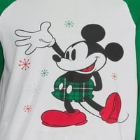 Disney Mickey Mouse ve Minnie Mouse Noel Eşleşen Aile Pijama Takımı