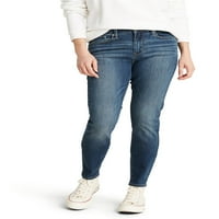 Levi Strauss & Co.'nun imzası. Kadın ve Kadın Artı Orta Rise Skinny Jeans