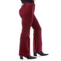 Jordache Vintage kadın Phoebe Yüksek Rise Kadife Flare Pantolon
