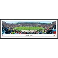 Chicago Bears - Soldier Field'da Avlu Çizgisi - Blakeway Panoramaları Standart Çerçeveli NFL Baskısı