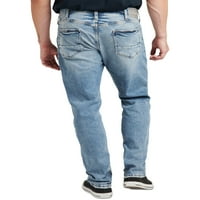 Gümüş Jeans A.Ş. Erkek Machray Klasik Fit Düz Paça Kot Pantolon, Bel ölçüsü 30-42