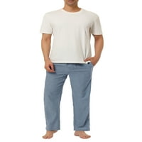 Benzersiz Pazarlık erkek Ekose Pijama Pantolon İpli Salonu Uyku Pantolon Dipleri