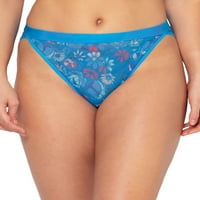 Sınır Yok Gençler Yüksek Bacak Tam Örgü Bikini Külot, 3'lü Paket, Style-NB485PK