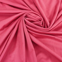 Roma Tekstil Polyester Spande Yoga Örgü Kumaş - Neon Pembe