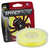 SpiderWire Stealth® Superline, Yüksek Görüş Sarı, 20 lb