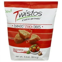 Twistos Bruschetta Aromalı Pişmiş Atıştırmalık Parçaları, 5. Oz