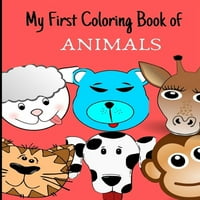 İlk Hayvan Boyama Kitabım: Çocuklar için sevimli, basit boyama sayfaları. Çocukların eğlenmesi için farklı havalı