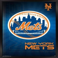New York Mets- Logo Duvar Posteri, 14.725 22.375