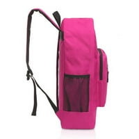 -Cliffs Unise klasik büyük hafif dayanıklı sırt çantası öğrenciler için sıcak pembe