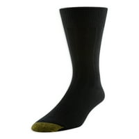 Baskı Erkek Nervürlü Elbise Mürettebat Çorapları, 6'lı Paket
