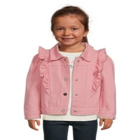 Kentsel Cumhuriyeti Toddler Kız Kabartılmış Ruffled Ceket, Boyutları 12 M-4 T