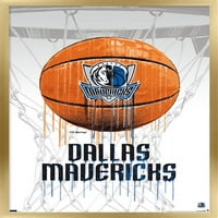 Dallas Mavericks-Damla Basketbol Duvar Posteri, 14.725 22.375