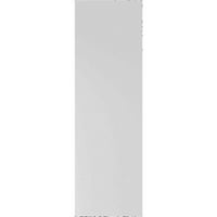 Ekena Millwork 18 W 36 H Gerçek Fit PVC İki eşit Panjur Kepenkleri, Beyaz