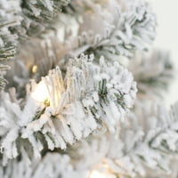 Tatil zamanı Önceden aydınlatılmış 4 'Greenfield akın çam yeşili yapay Noel ağacı, açık ışıklar