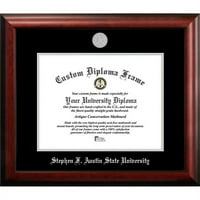 Stephen F Austin 14w 11h Gümüş Kabartmalı Diploma Çerçevesi