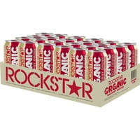 Rockstar Organik enerji içeceği, Çilek, fl oz