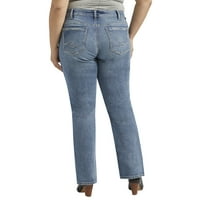 Gümüş Jeans A.Ş. Artı Boyutu Suki Orta Rise Bootcut Kot Bel Boyutları 12-24