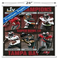 Tampa Bay Buccaneers-Hatıra Süper Kase LV Şampiyonlar Duvar Posteri, 14.725 22.375