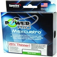 PowerPro Örgülü olta, Maxcuatro 20Lb 150Yd Hivsylw, [33400200150Y]