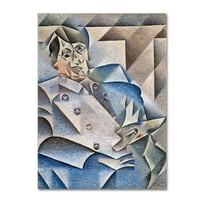 Marka Güzel Sanatlar 'Pablo Picasso'nun Portresi' Juan Gris'in Tuval Sanatı
