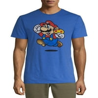 Nintendo Mario Kart erkek ve Büyük erkek Mario Koşu grafikli tişört, Boyutları S-3XL, Nintendo Mario Kart erkek tişört