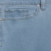 Sınır Yok Gençlerin Yüksek Belli Skinny Jean Pantolonları, 2'li Paket