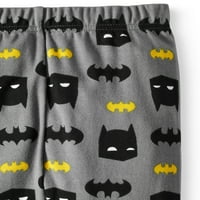 Batman Pamuklu Dar Kesim Pijama, 2 Parça Set